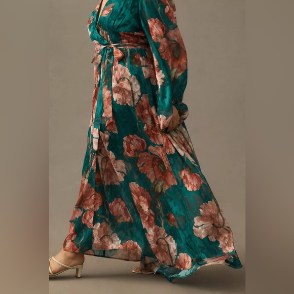 Anthropologie Hutch V-Neck Textured Wrap Dress - Picture 7 of 10